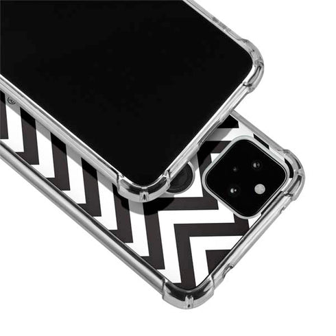 Michigan State University Spartans S Chevron Google Pixel 5 Clear Case